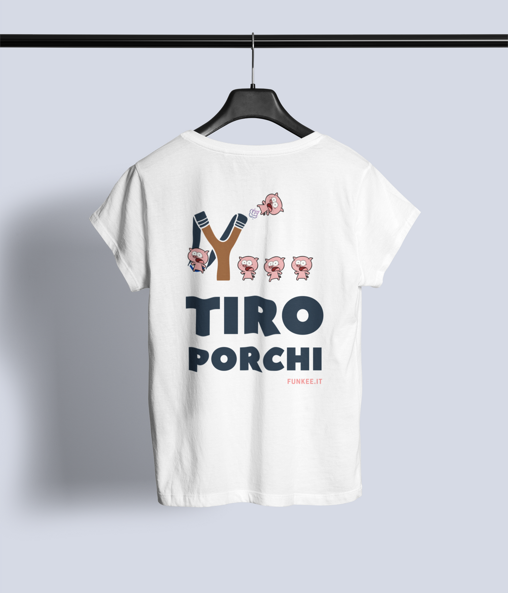 T shirt Tiro Porchi, con stile Donna –