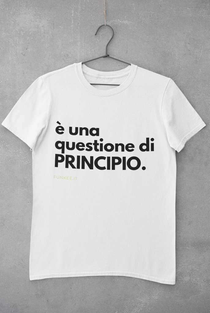 T-Shirt questione di Principio Uomo